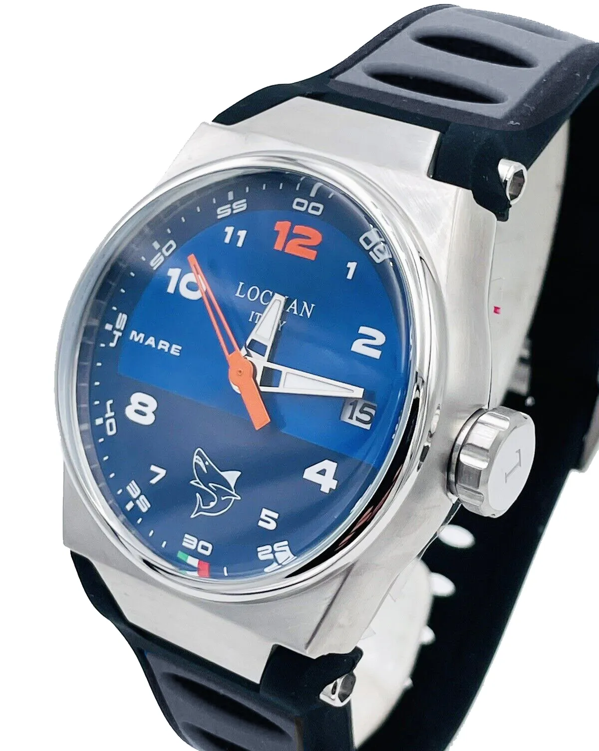 Orologio Uomo Locman Italy Mare Solo Tempo In Titanio Acciaio e Gomma 10ATM - immagine 3