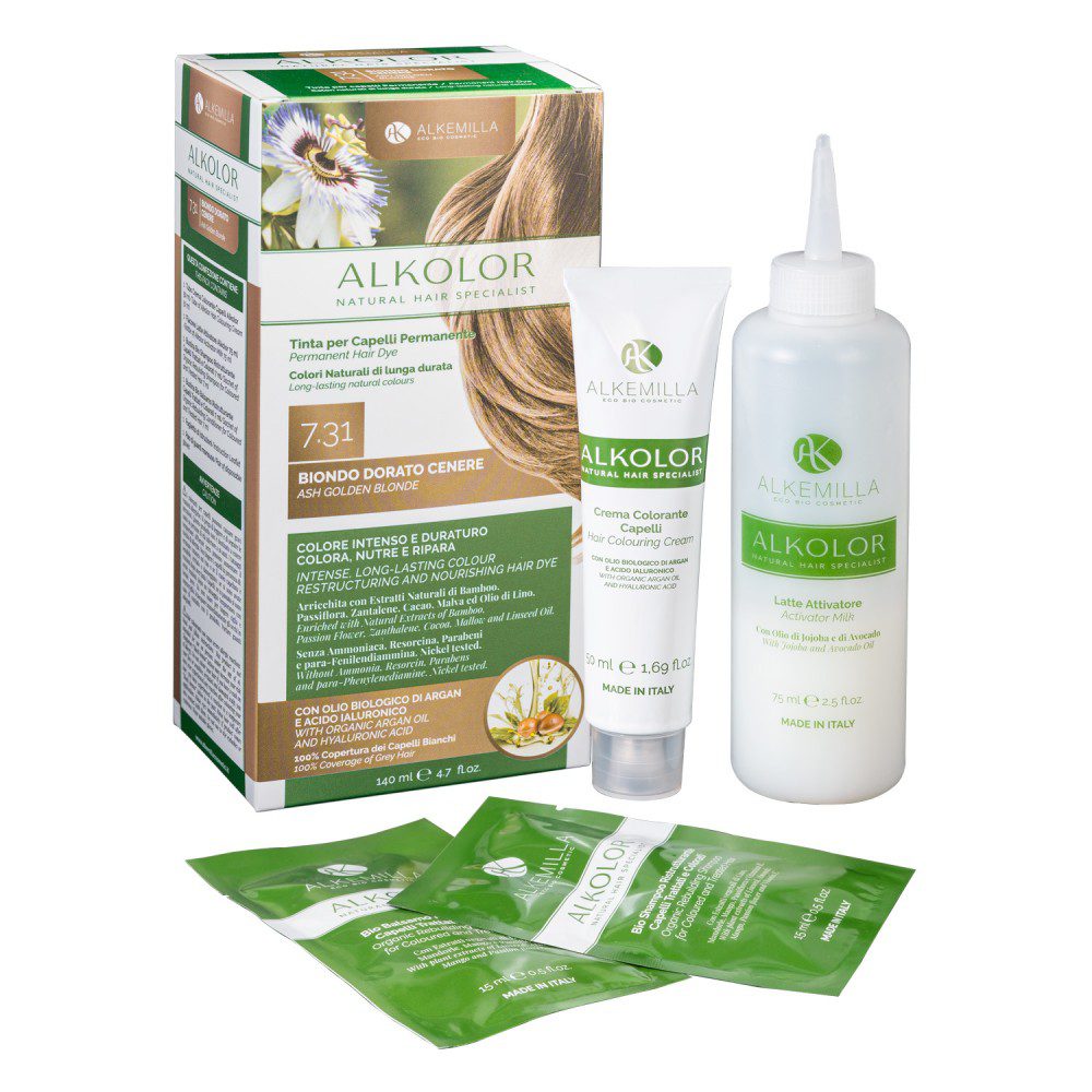 Tinta per Capelli Permanente 7.31 Biondo Dorato Cenere