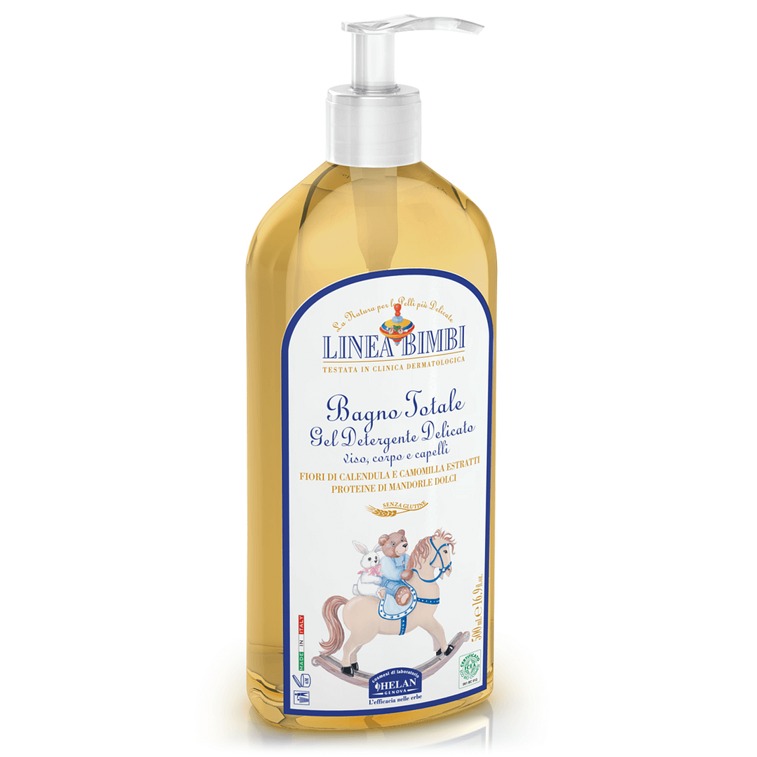 HELAN Linea Bimbi Bagno Totale Gel Detergente Delicato 500ml